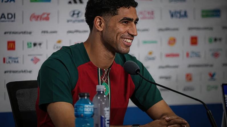 Hakimi minimiza favoritismo brasileiro e aposta em bom jogo de Marrocos –