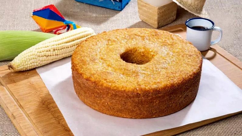 Bolo de milho-verde