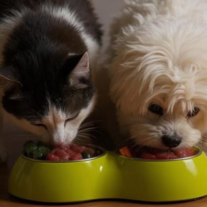 Alimentação de pets: diferenças entre cães e gatos na hora das refeições