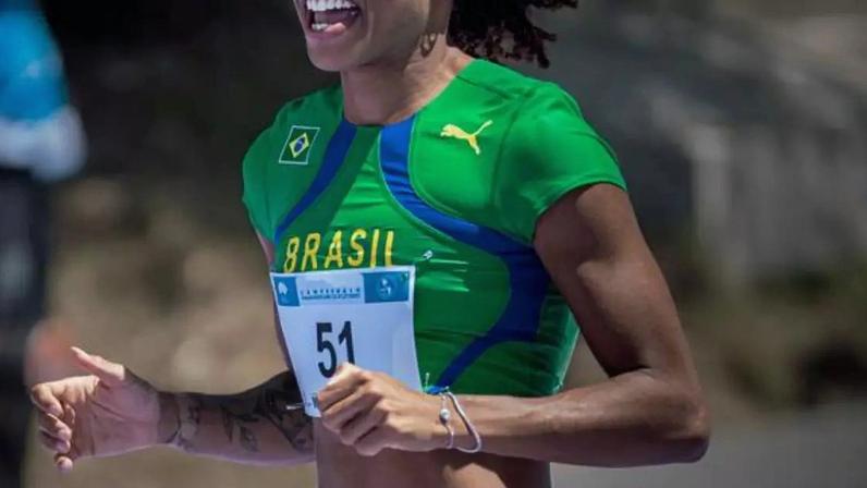 Vitória Sena Alves: ouro e vaga para os Jogos Pan-Americanos (Foto: Sebastian Lasurra/Sul-Americana)