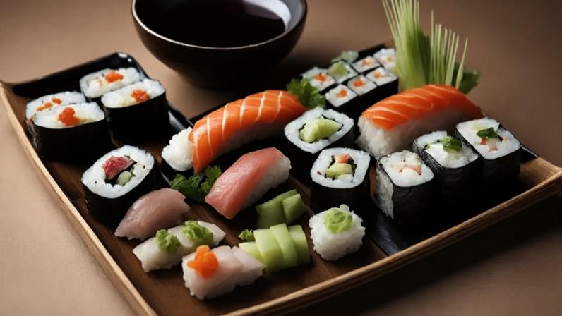 pode guardar sushi de um dia para o outro.
