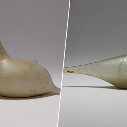 Há 2.000 anos, romanos vendiam perfumes em pombas de vidro que abriam ao quebrar o pescoço