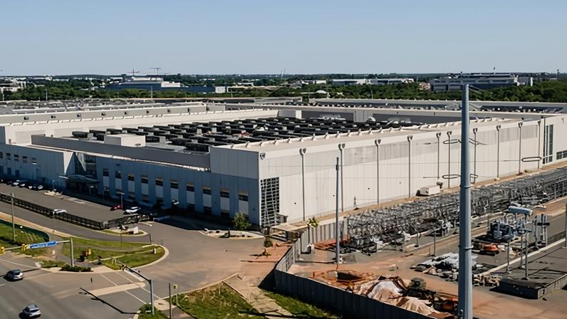 A datacenter in Ashburn, Virginia, on 31 May 2026.