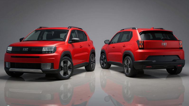 Hatch compacto terá visual fortemente inspirado no Fiat Grande Panda