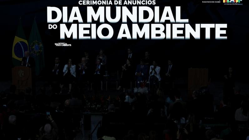 Cerimônia no Palácio do Planalto marcou passagem do Dia Mundial do Meio Ambiente, em 5 de junho