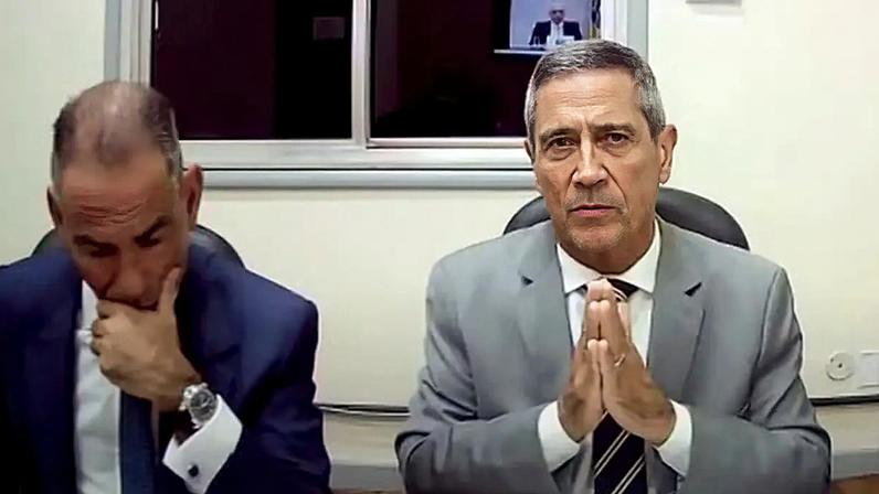 O ex-ministro Walter Braga Netto (TV Justiça/Reprodução)