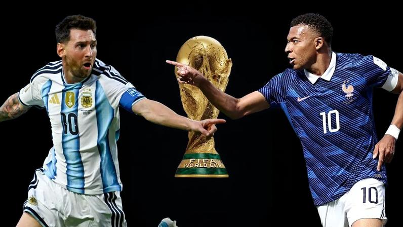 Mbappé e Messi são os protagonistas de suas seleções e candidatos a craques da Copa do Mundo. Foto: Roberto Schmidt/AFP e Charly Triballeau/AFP; Arte: Marina Borges/Estadão