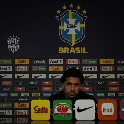 Marquinhos cita pênalti de 2022 ao abraçar Gabriel Magalhães