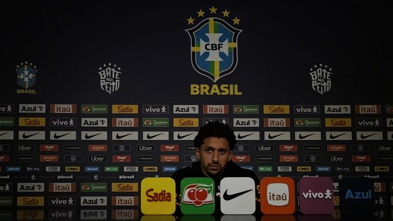 Marquinhos cita pênalti de 2022 ao abraçar Gabriel Magalhães