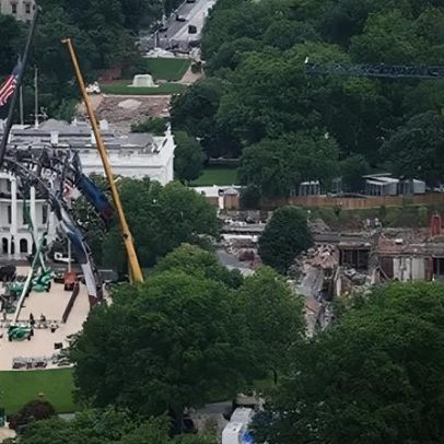 Senadores republicanos cortam US$ 1 bilhão do novo salão na Casa Branca de Trump