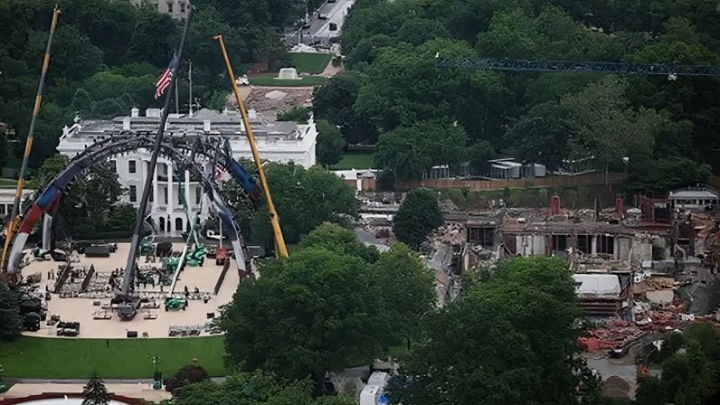Senadores republicanos cortam US$ 1 bilhão do novo salão na Casa Branca de Trump