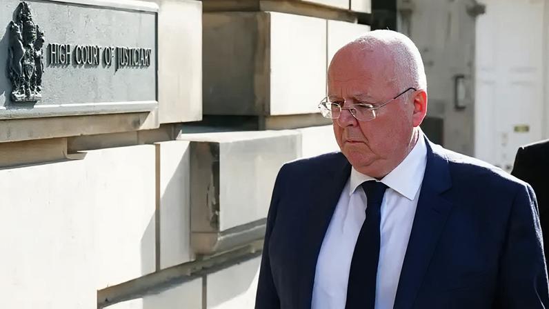 Peter Murrell outside the High Court in Edinburgh