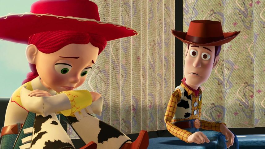 Jessie e Woody em 'Toy Story 2' (Pixar/Divulgação)