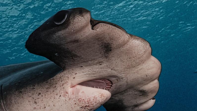 A scalloped hammerhead off the Galápagos. The females swim nearly 1,000 miles to Panama to give birth, facing the threat of the heavily fished high seas.