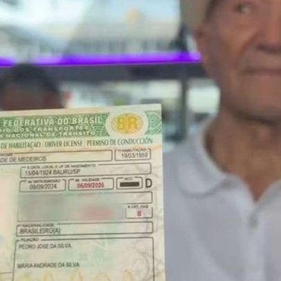 Motivação de homem com 100 anos que treina na academia 5 vezes por semana