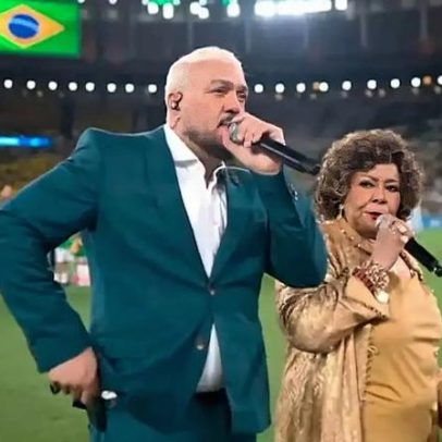 Alcione explica falha no Hino Nacional: pode acontecer com qualquer pessoa