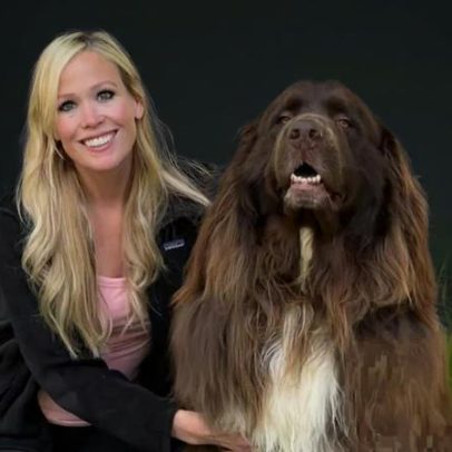 Chewy, o cachorro que ama jardinagem e salva vidas