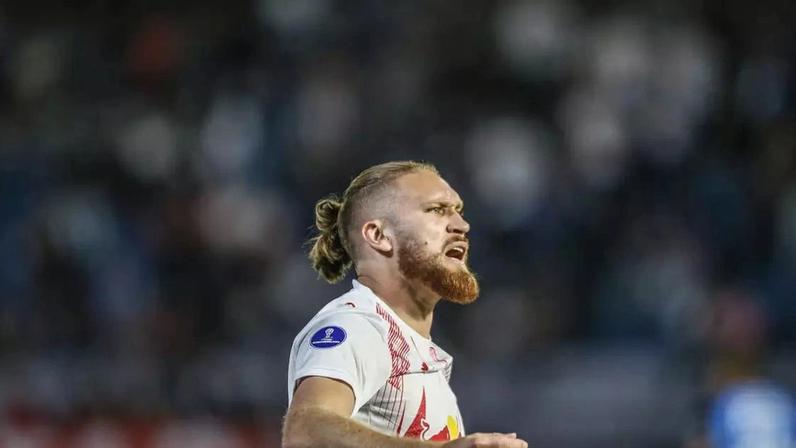 Isidro Pitta, jogador do Red Bull Bragantino.