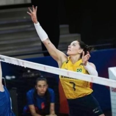 Brasil vence a China e mantém liderança invicta na VNL