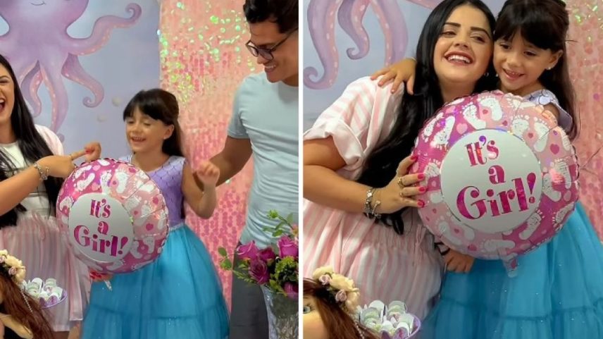 Menina afirma que a mãe está grávida após experiência religiosa com Jesus