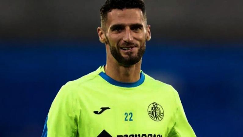 Domingos Duarte em ação com a camisa do Getafe, da Espanha –
