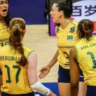 Brasil lidera a classificação da VNL feminina após a 1ª etapa