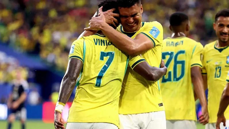 Vini Jr. comanda vitória do Brasil sobre a Escócia; confira as notas
