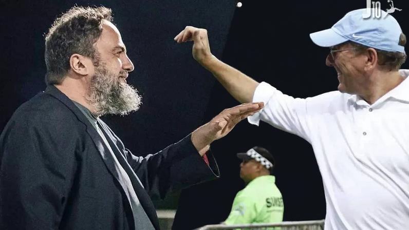 Evangelos Marinakis é amigo pessoal de John Textor – Fotos: Divulgação/Nottingham Forest / Vitor Silva/Botafogo.