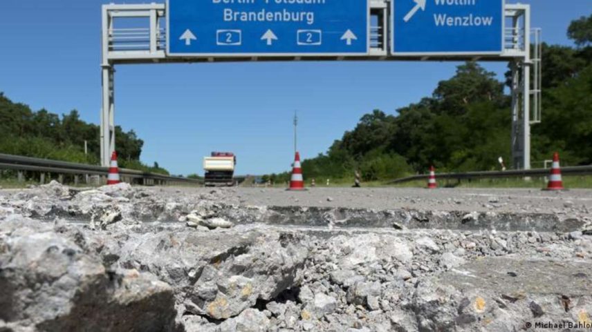 Estradas de concreto podem "estourar" sob o calor