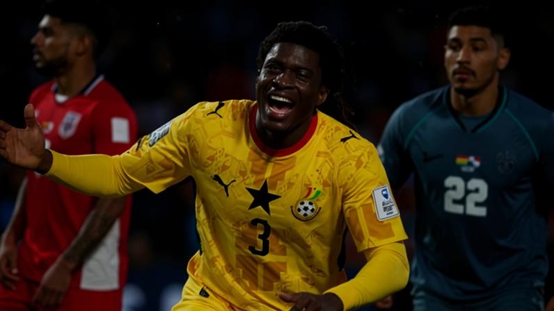 Gana vence Panamá com gol decisivo de Caleb Yirenkyi no final