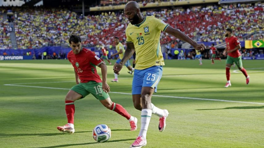 Igor Thiago em Brasil x Marrocos (Foto: REUTERS/Jeenah Moon)
