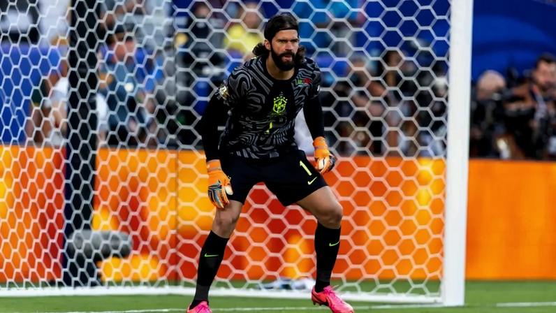 Alisson em Brasil x Marrocos (Foto: Sports Press Photo / Sports Press Photo/Fotoarena/Folhapress)