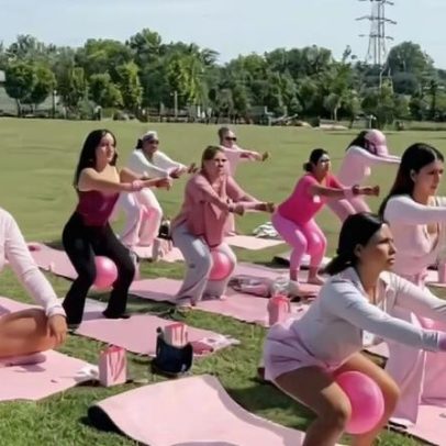 Cristãs promovem pilates ao ar livre para evangelizar mulheres nos EUA
