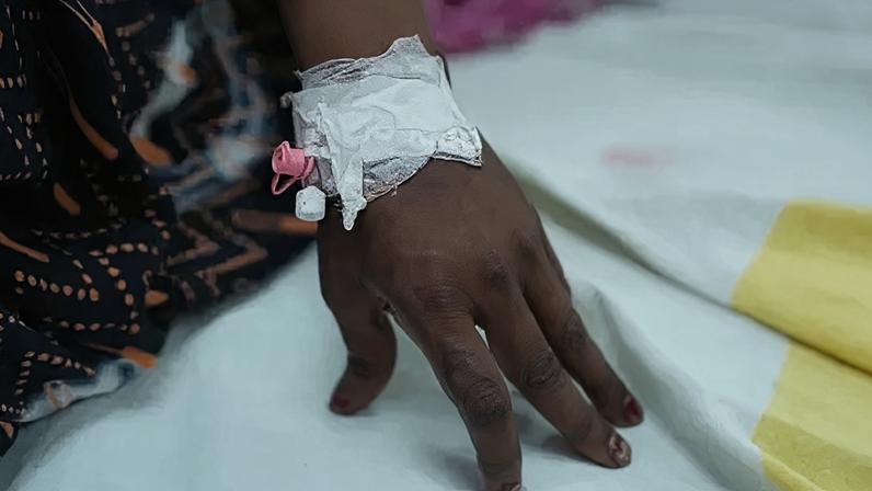 Shahnawaz Ahmad The Bihar gang rape survivor in hospital