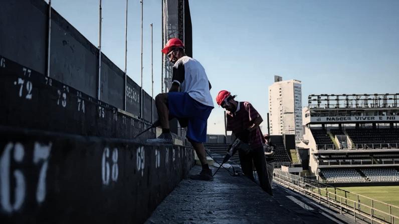 Obras de ampliação da Vila Belmiro já começaram –