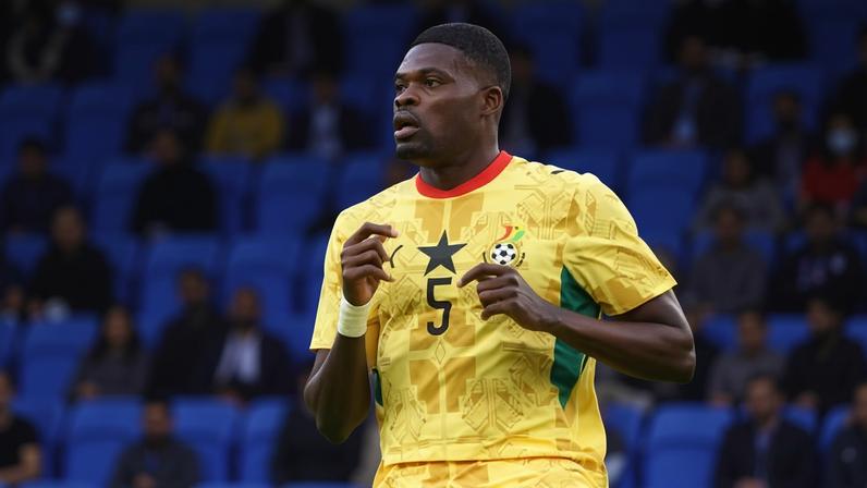 Thomas Partey during a recent friendly against Wales.