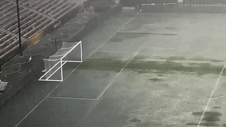 Chuva alaga estádio de amistoso da Argentina nos EUA