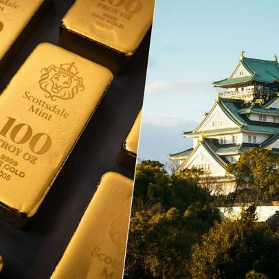 Idoso japonês deixa R$ 18 milhões em ouro na prefeitura de Osaka: pede reforma