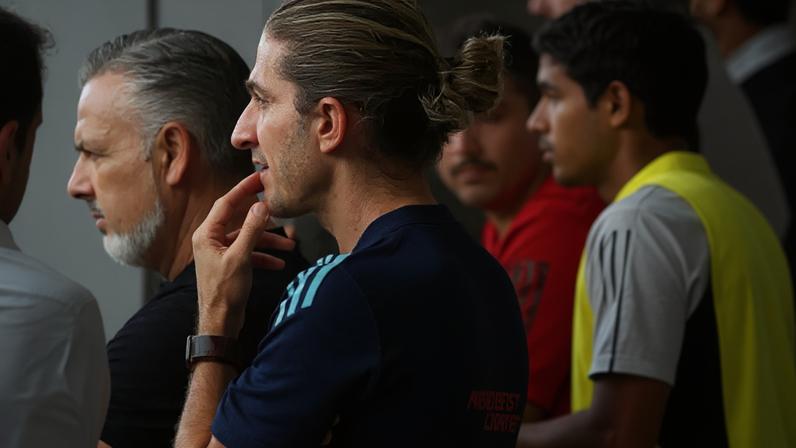 José Boto (esq.) e Filipe Luís fizeram dupla de sucesso em 2025 –