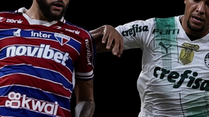 Fortaleza e Palmeiras se enfrentam pela Copa do Brasil.