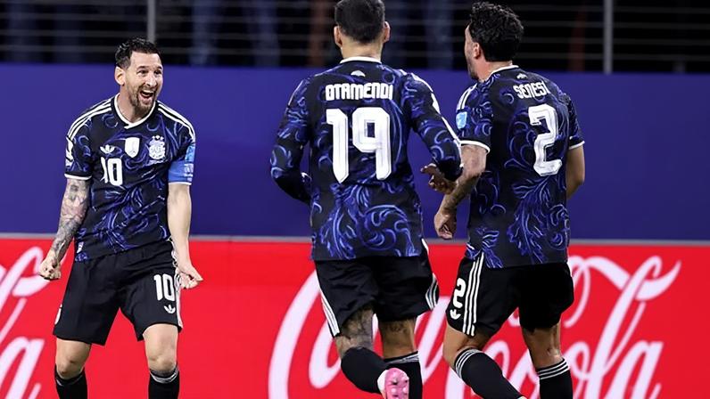 Messi entra no segundo tempo e marca, vitória da Argentina sobre a Jordânia