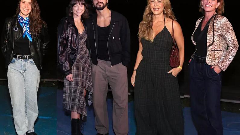 Animal print, xadrez e couro: +20 looks elegantes de inverno de Paolla Oliveira, Agatha Moreira, Nathalia Dill e mais famosos no show de Marisa Monte.