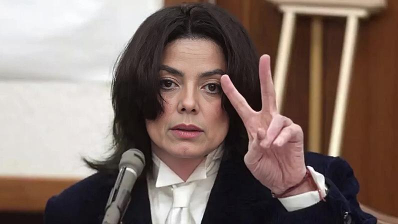 Michael Jackson durante o julgamento realizado em Santa Bárbara, na Califórnia, em 2005