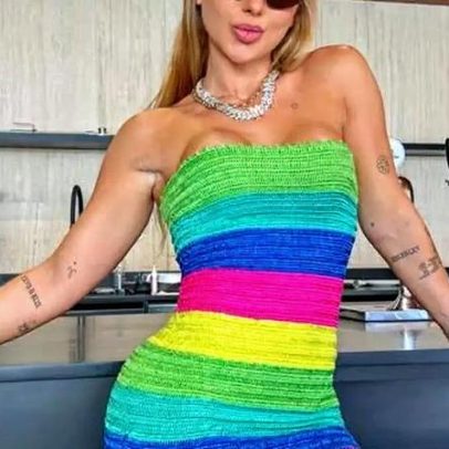 Virgínia transforma o crochê em tendência de moda moderna