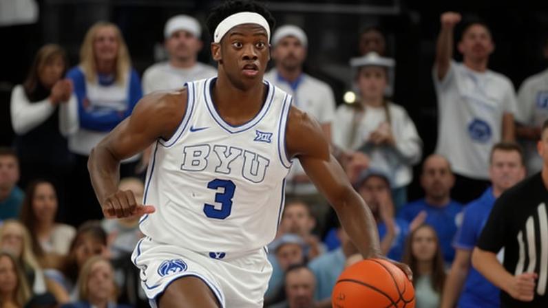 AJ Dybantsa averaged more than 25 points a game with BYU last season.