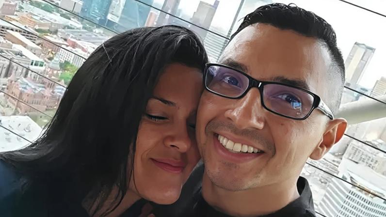 Retired Staff Sergeant Wilmer Trujillo and his wife, Arelys Barahona Martinez, in an undated photo.