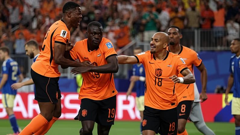 Brobbey e Gakpo marcam dois e Holanda goleia Suécia