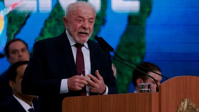 O presidente Luiz Inácio Lula da Silva