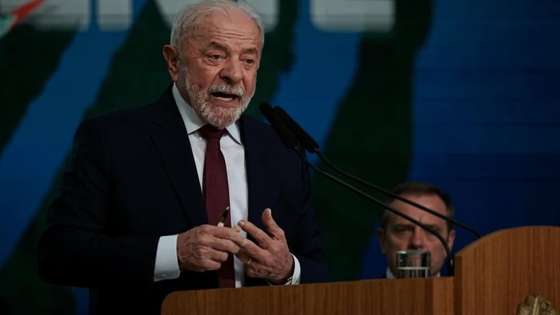 O presidente Luiz Inácio Lula da Silva