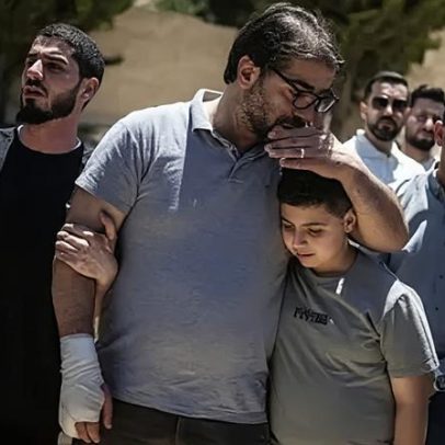 Funeral de bebê morto por tropas israelenses na Cisjordânia ocupada